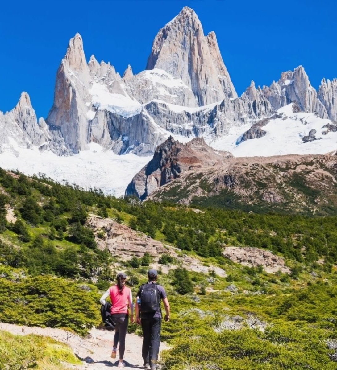 Argentinië, El Chalten, Hike met koppel