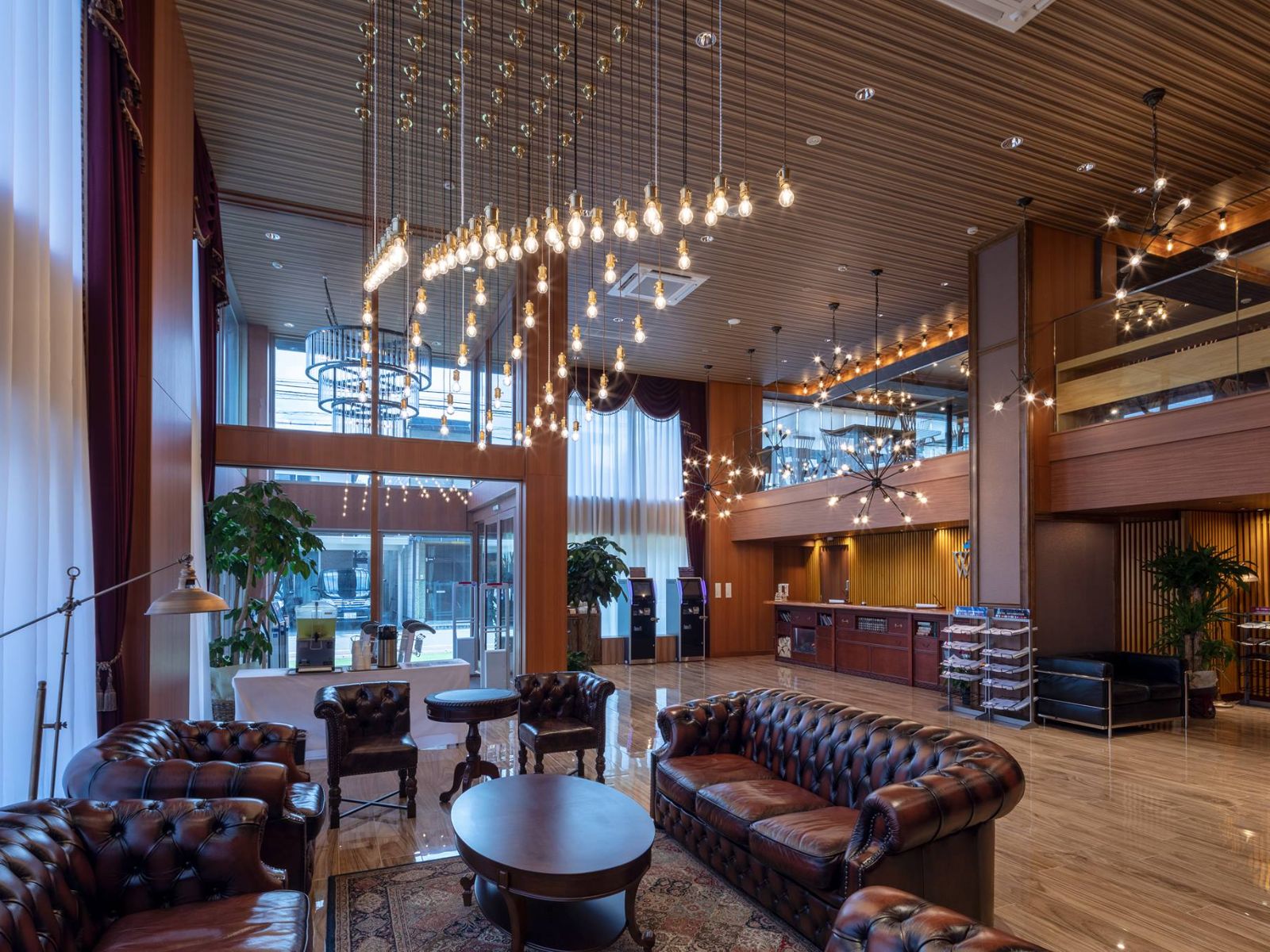 Rondreis Japan, Takayama, Wat Hotel & Spa Hida Takayama lounge