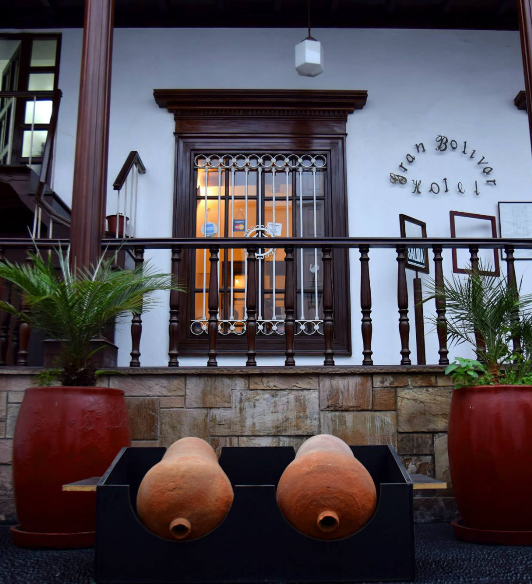 Rondreis Peru, Trujillo, The Grand Bolivar hotel – buitenaanzicht Rondreis Peru, Trujillo, The Grand Bolivar hotel - buitenaanzicht