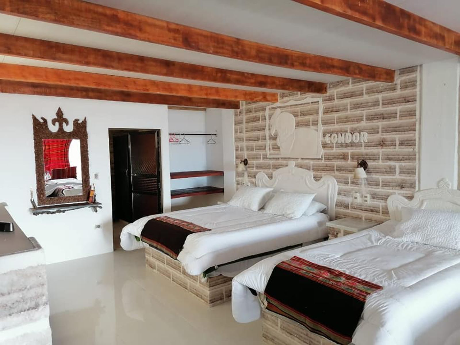 rondreis Bolivia, Uyuni, Hotel Casa de Sal, triple