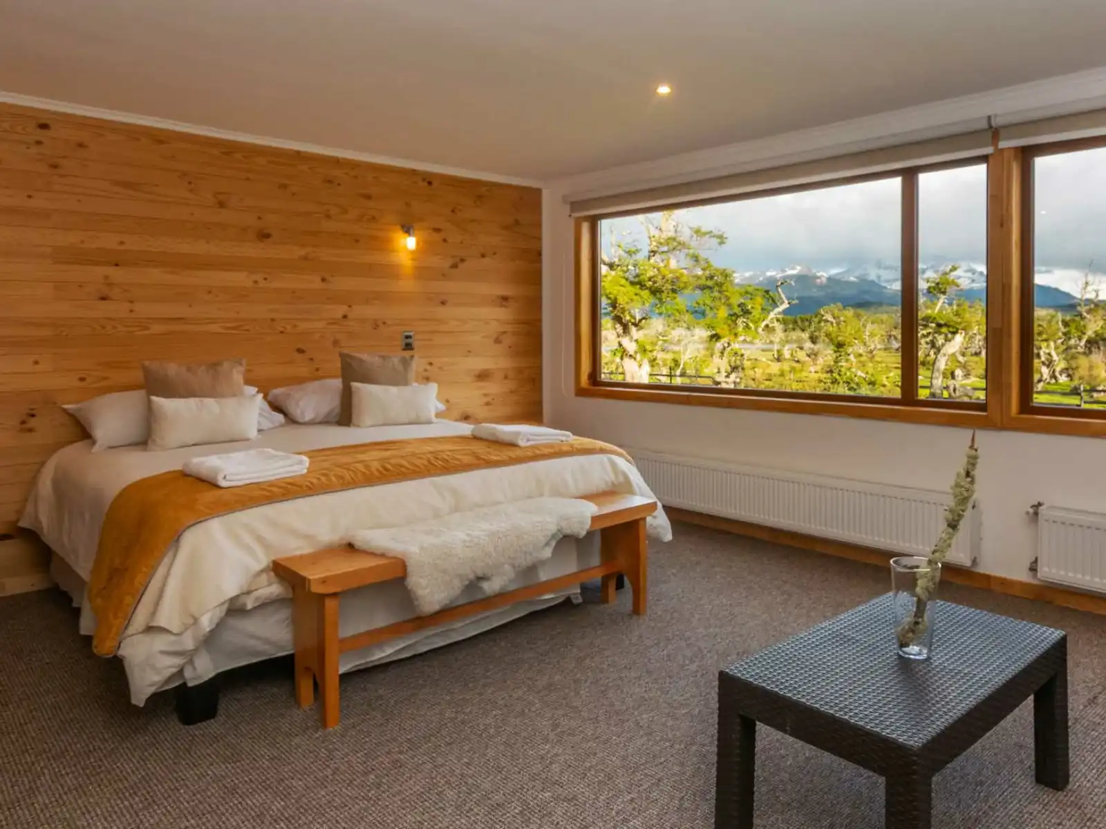 rondreis chili, torres del paine, pampa lodge tweepersoonskamer