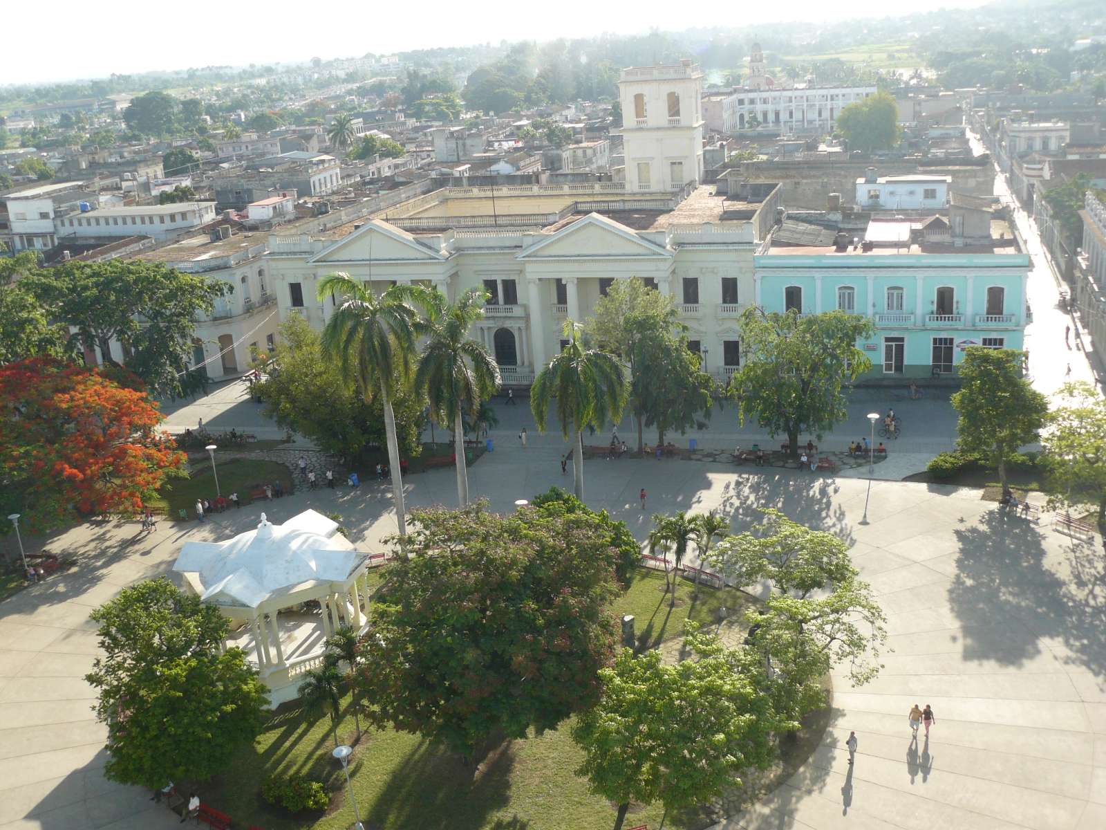 rondreis cuba, santa clara, bovenaanzicht plein