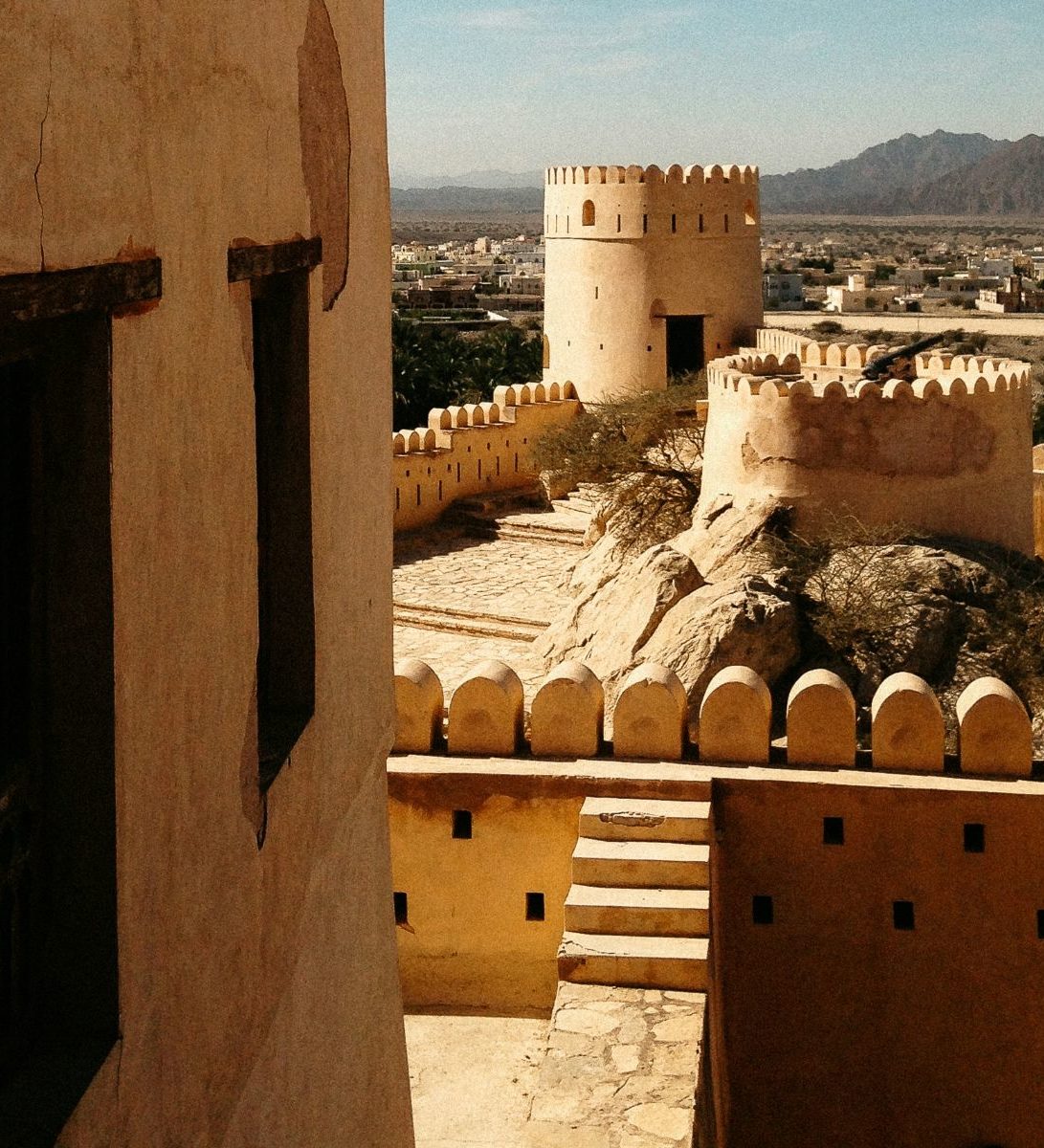 rondreis oman, nakhal Fortmuren
