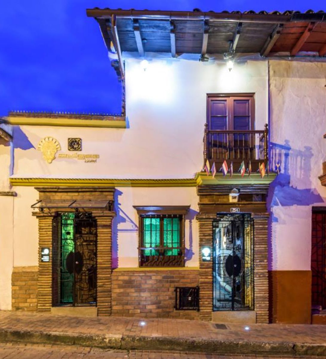 Rondreis Colombia, Bogota, Hotel Muisca, buitenaanzicht Rondreis Colombia, Bogota, Hotel Muisca, buitenaanzicht