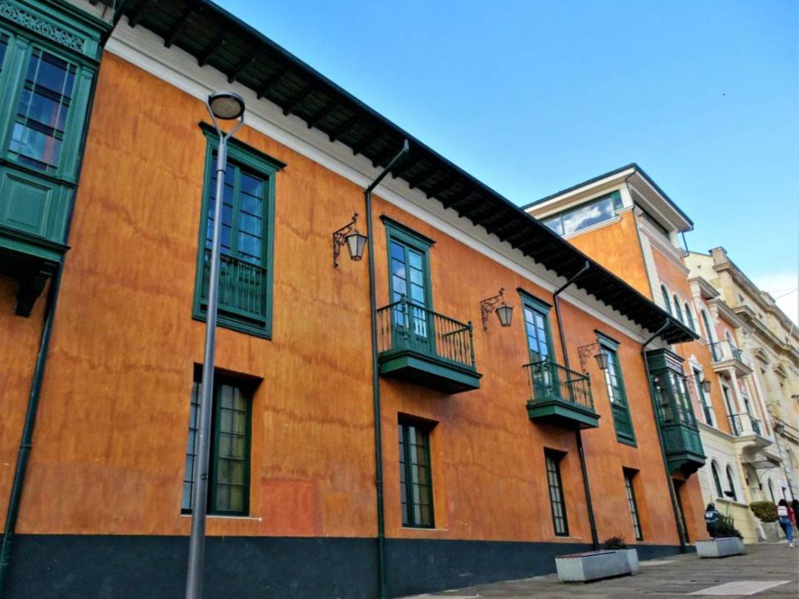 Rondreis Colombia, Bogota, Hotel de la Opera, buitenaanzicht