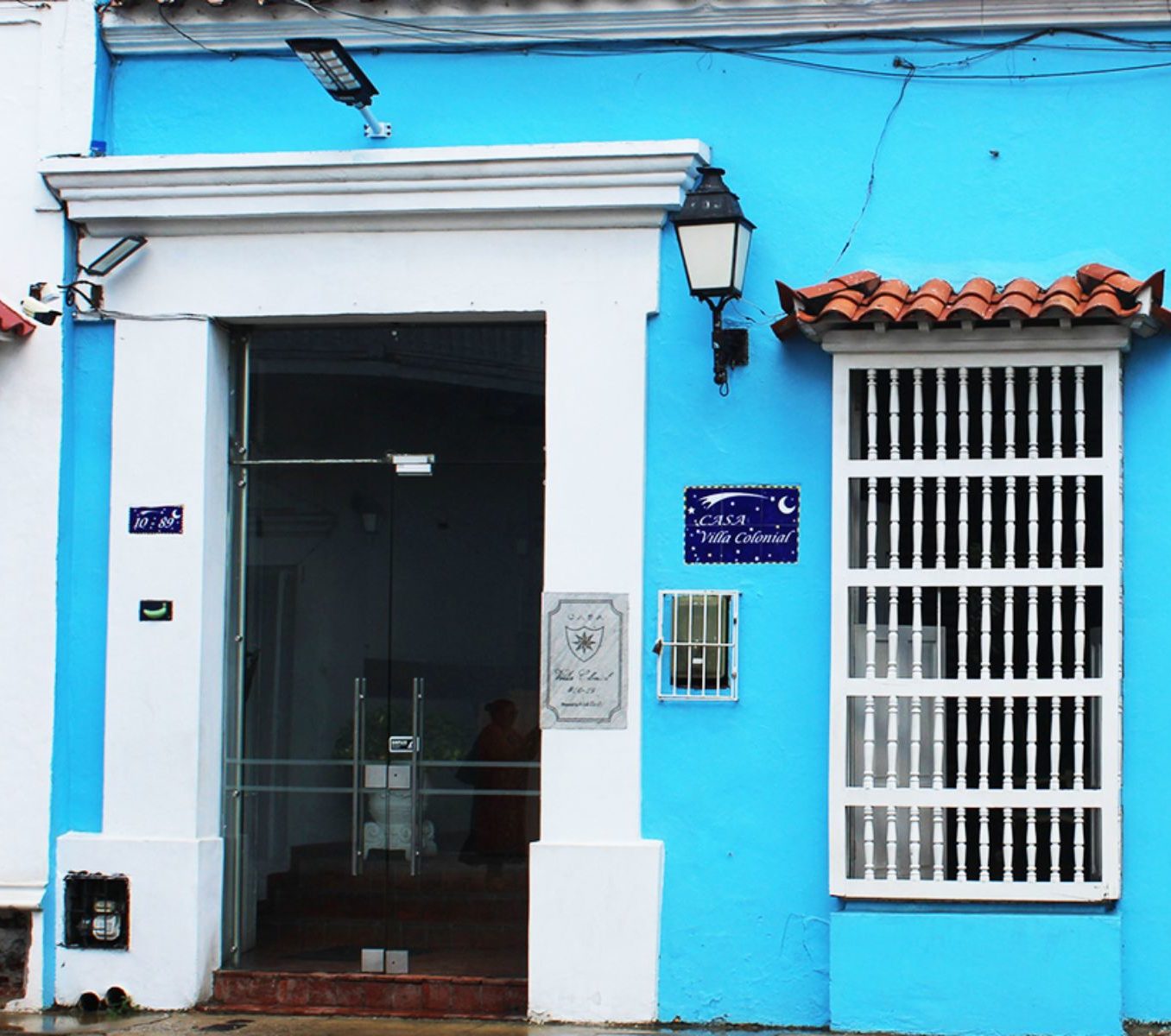 Rondreis Colombia, Casa Villa, Colonial, buitenaanzicht