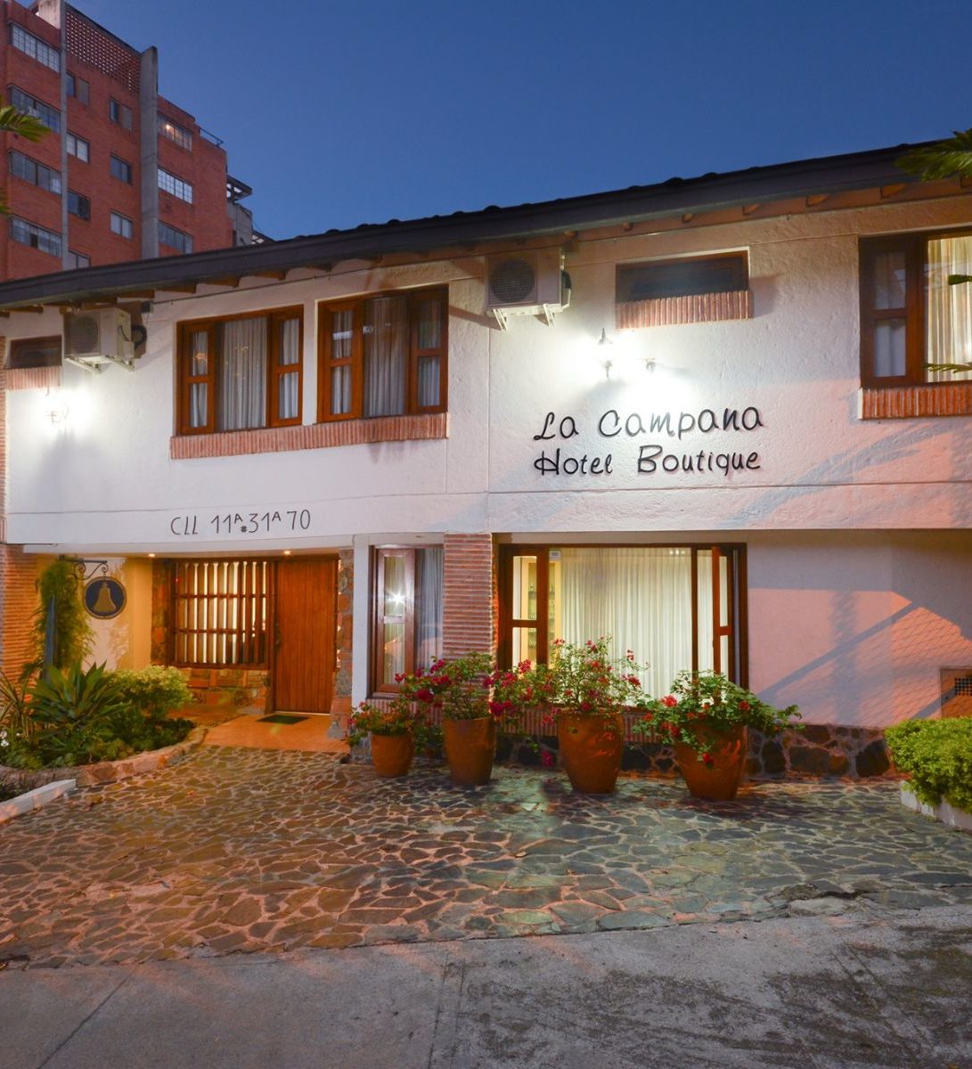 Rondreis Colombia, Medellin, La Campana buitenaanzicht