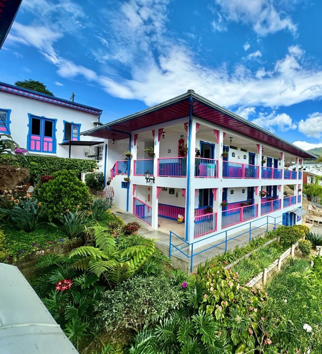 Rondreis Colombia, Salento, El Jardin, Buitenaanzicht