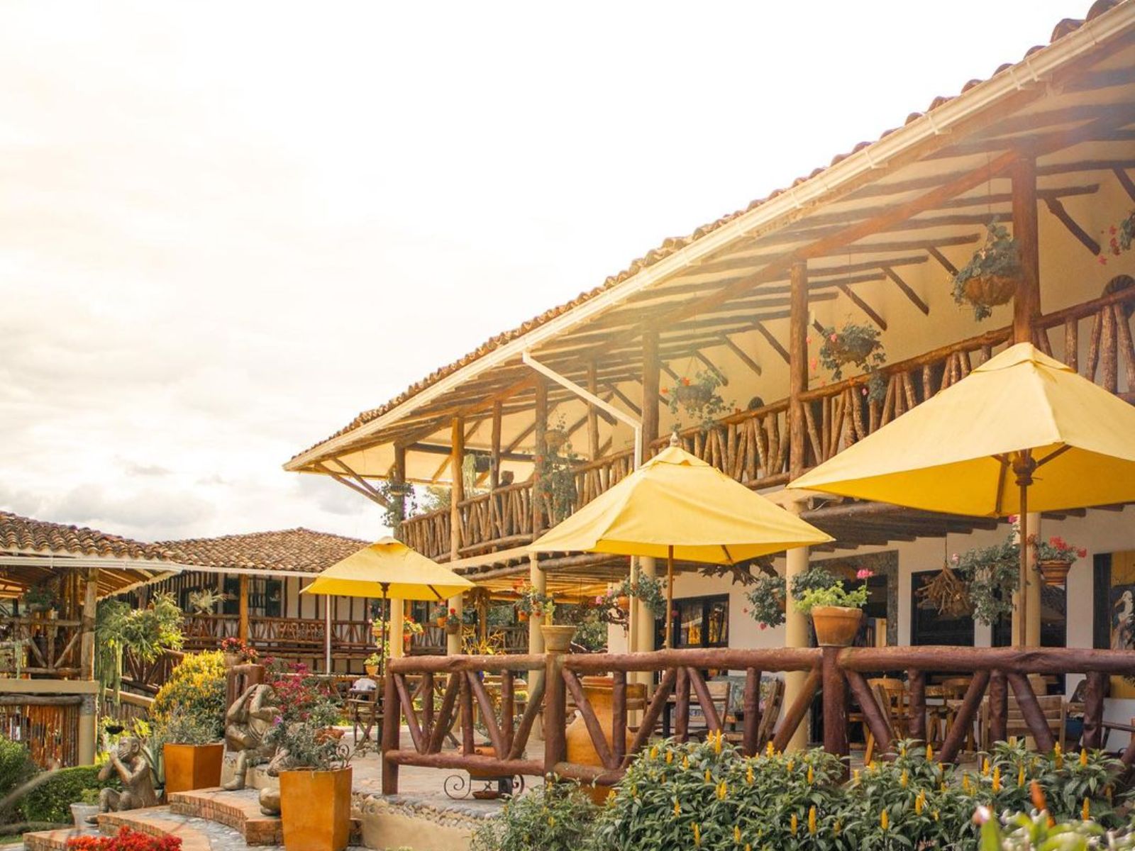 Rondreis Colombia,San Agustin, Akawanka lodge, restaurant