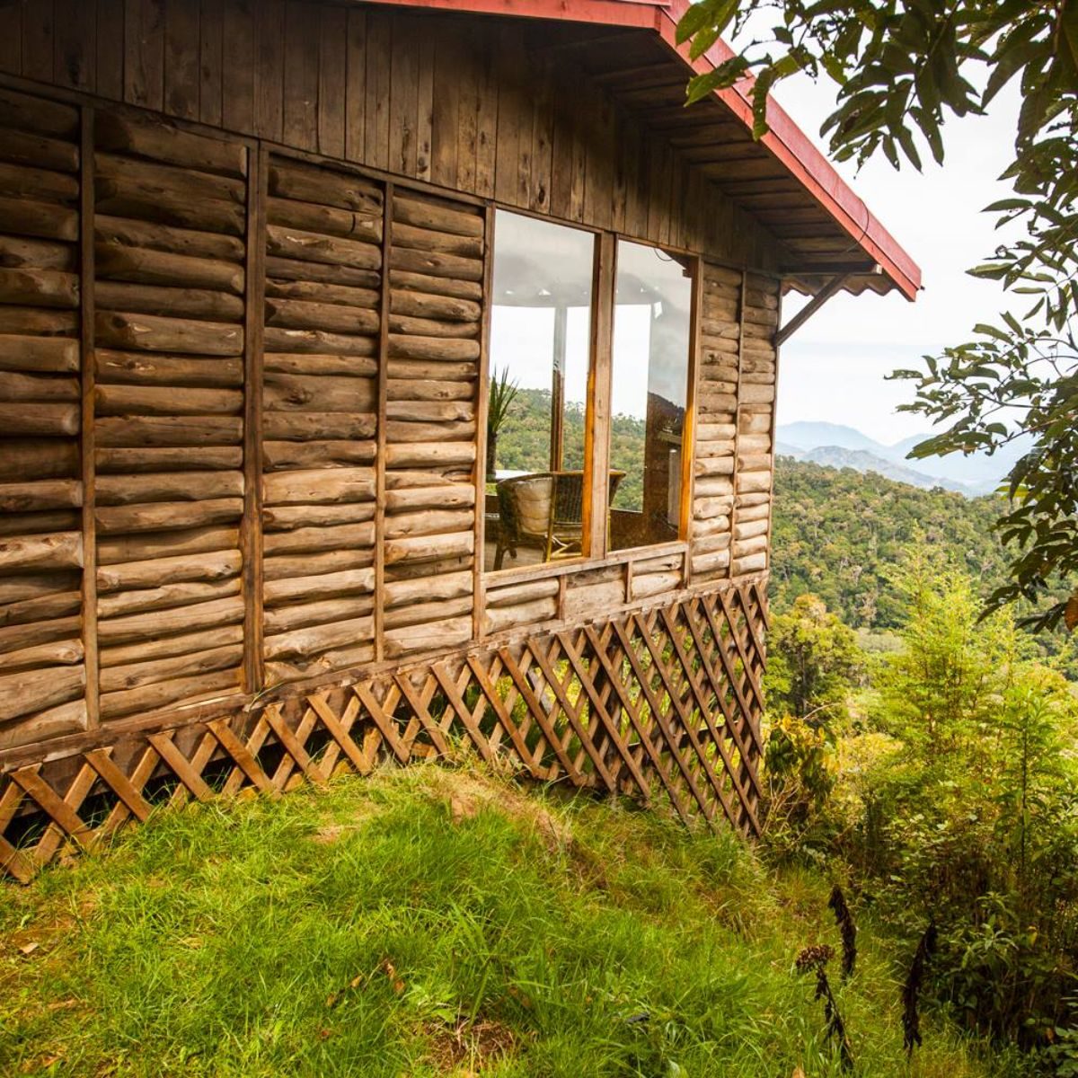 Rondreis Costa Rica, San Gerardo de Dota, Paraíso Quetzal Lodge, uitzicht omgeving