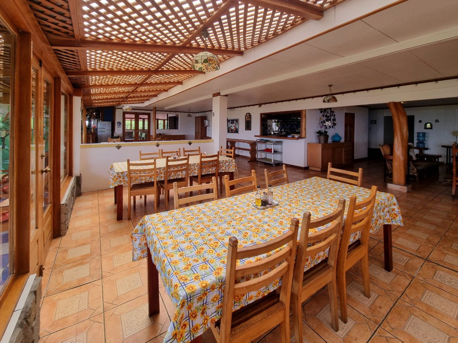 Rondreis Costa Rica, Turrialba, Guayabo Lodge , eetzaal