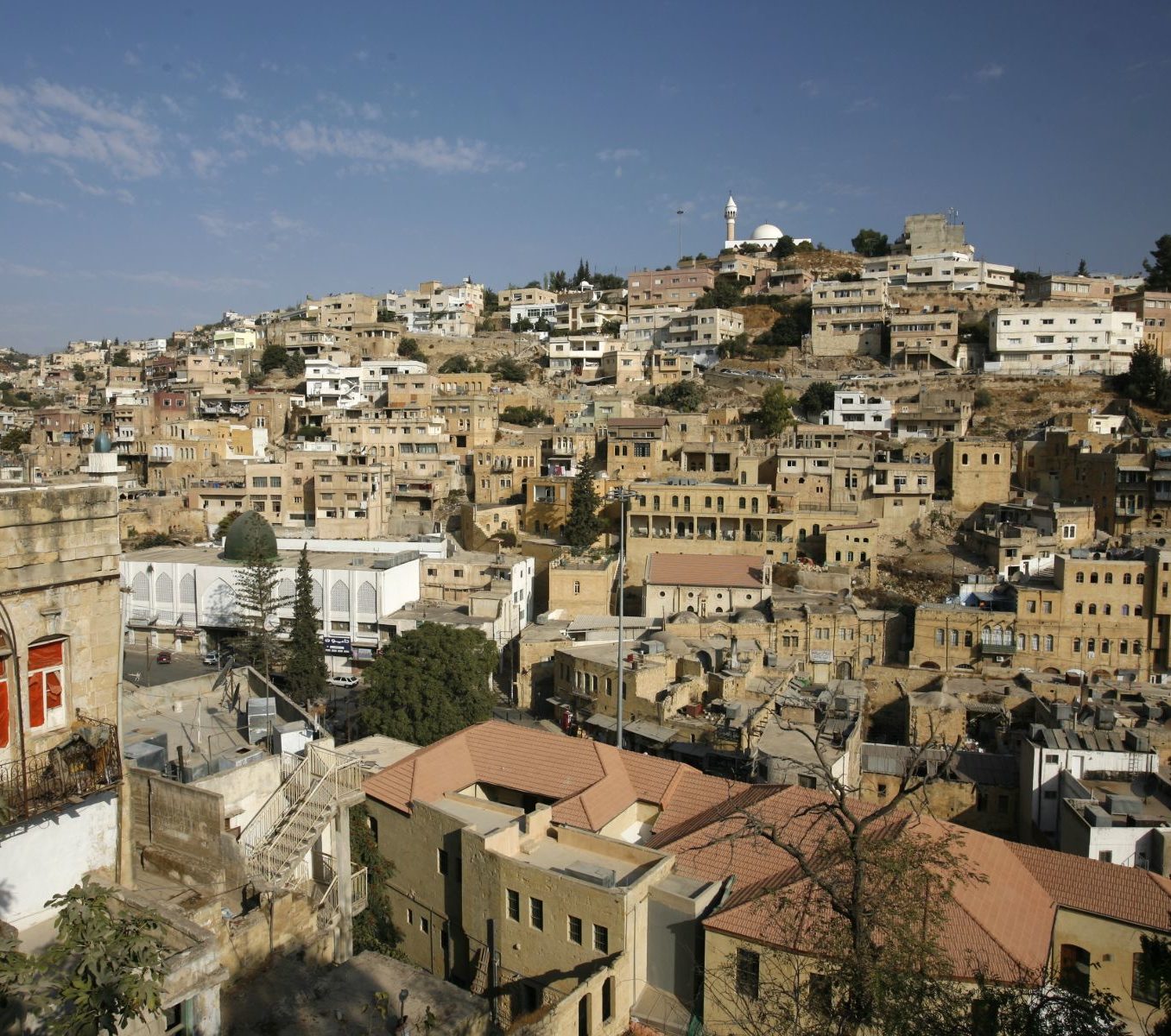 Rondreis Jordanië, Salt, bovenaanzicht