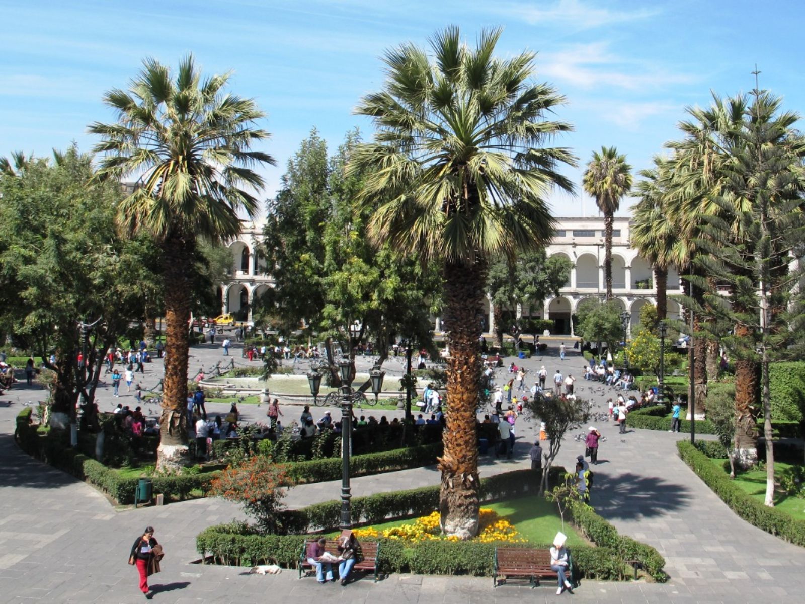 Rondreis Peru, Lima, plein in de stad