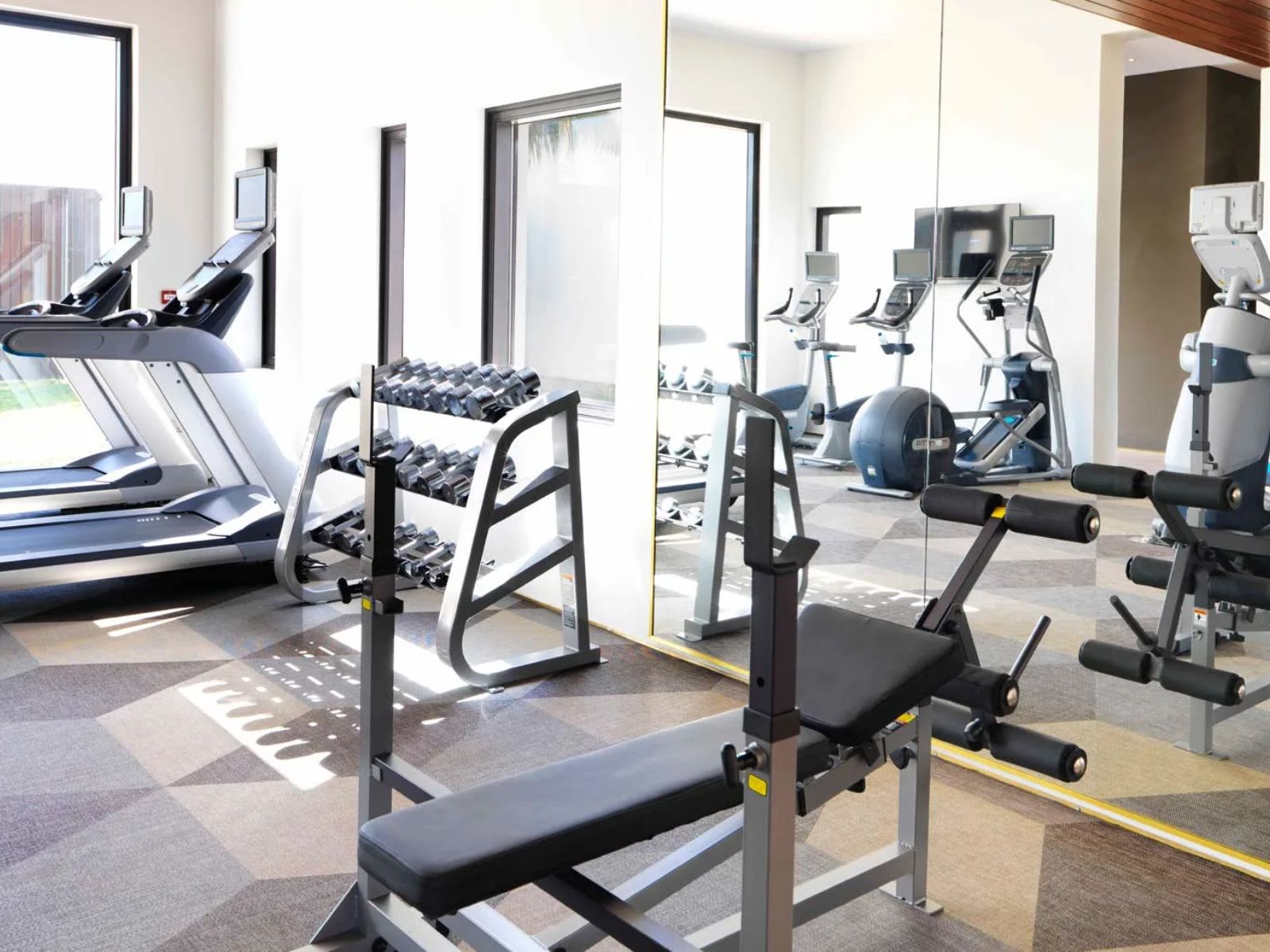 Rondreis Oman, Salalah, Anantara Al Baleed, fitnessruimte