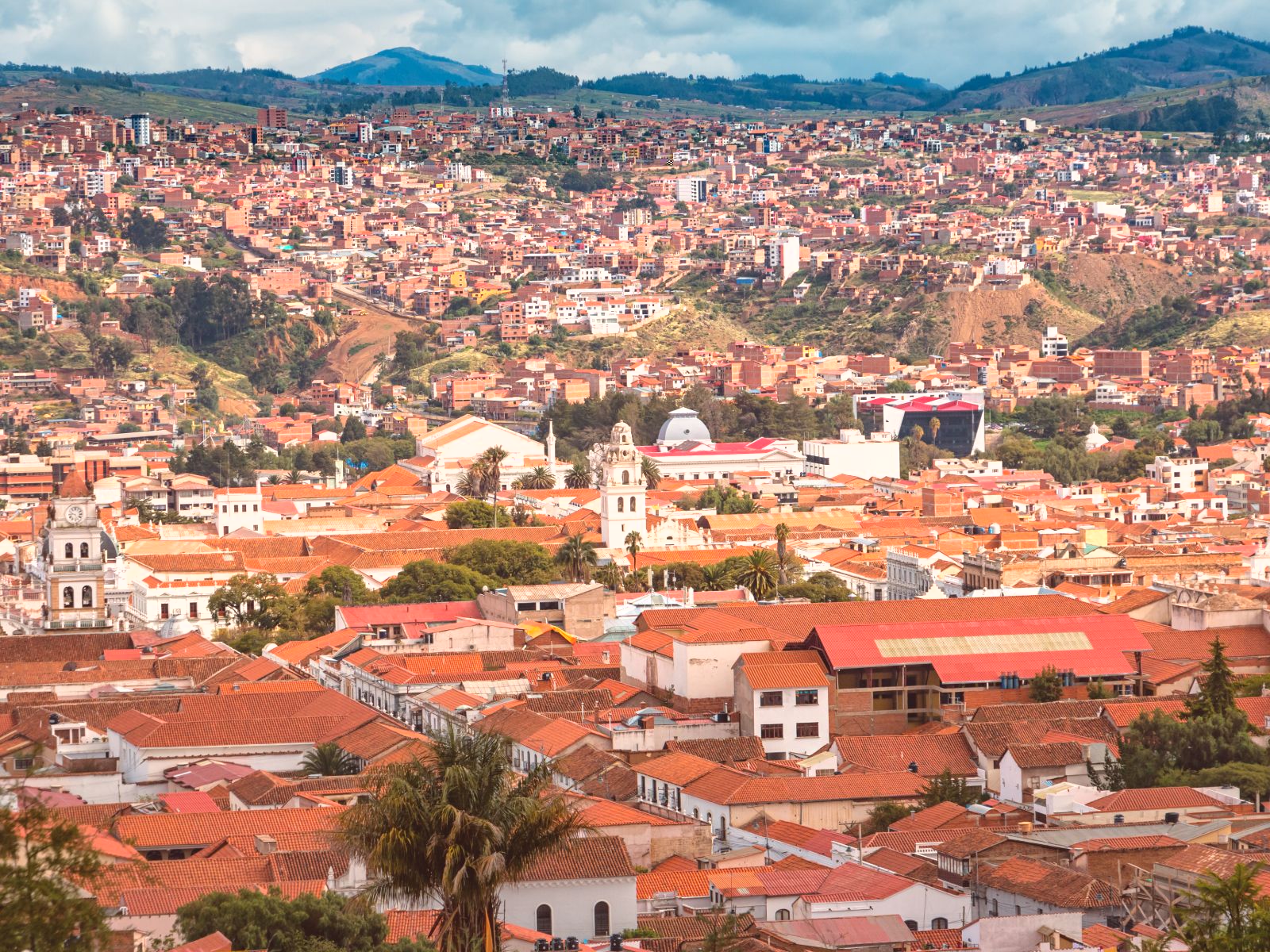 Rondreis Bolivia, Sucre, overzichtsfoto