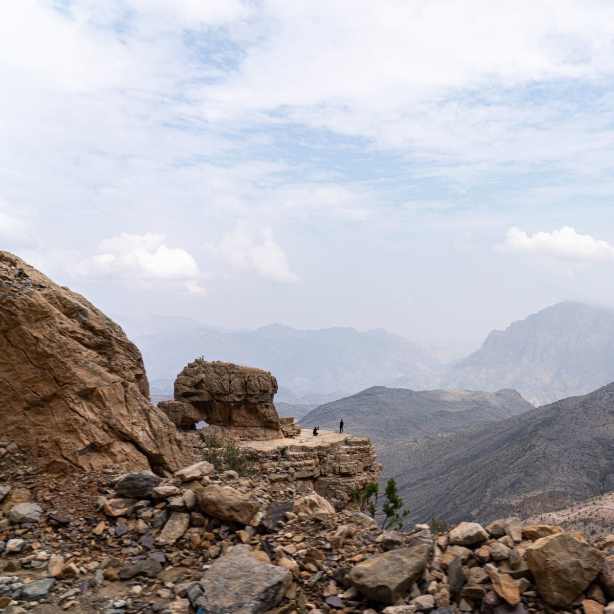 rondreis oman, wadi bani awf uitzicht