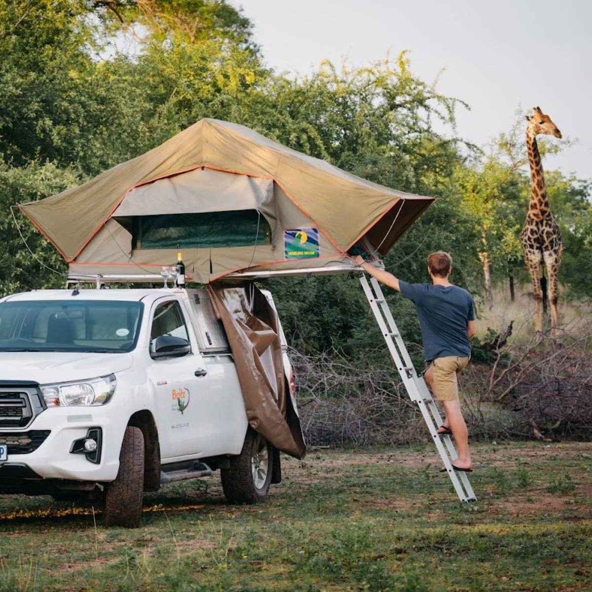 4x4 reizen kamperen in een 4WD met daktent