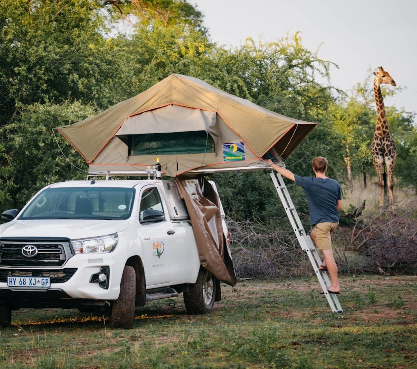 4x4 reizen kamperen in een 4WD met daktent