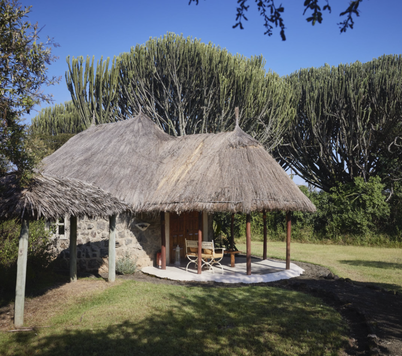 Rondreis Kenia, Lake Nakuru, Mbweha Camp, hotel buitenaanzicht