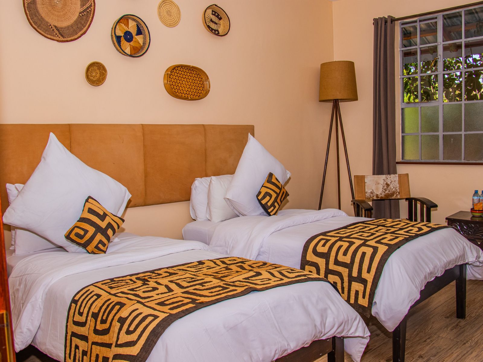 Rondreis Kenia, Nairobi, Acacia Tree Lodge, tweepersoonskamer met aparte bedden