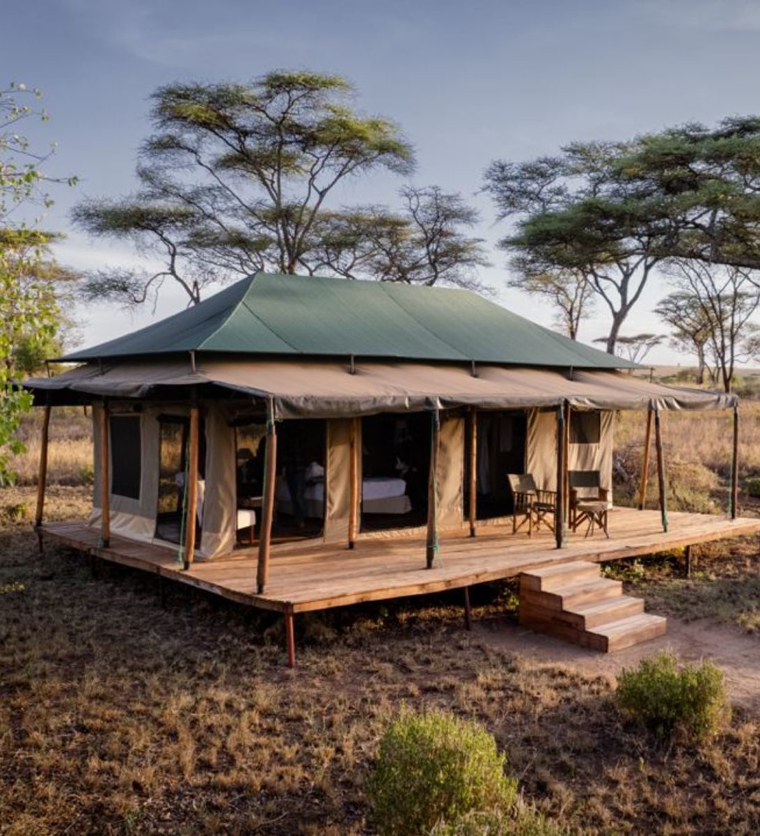 Rondreis Tanzania, Serengeti National Park, Baobab Central Serengeti Camp, buitenaanzicht
