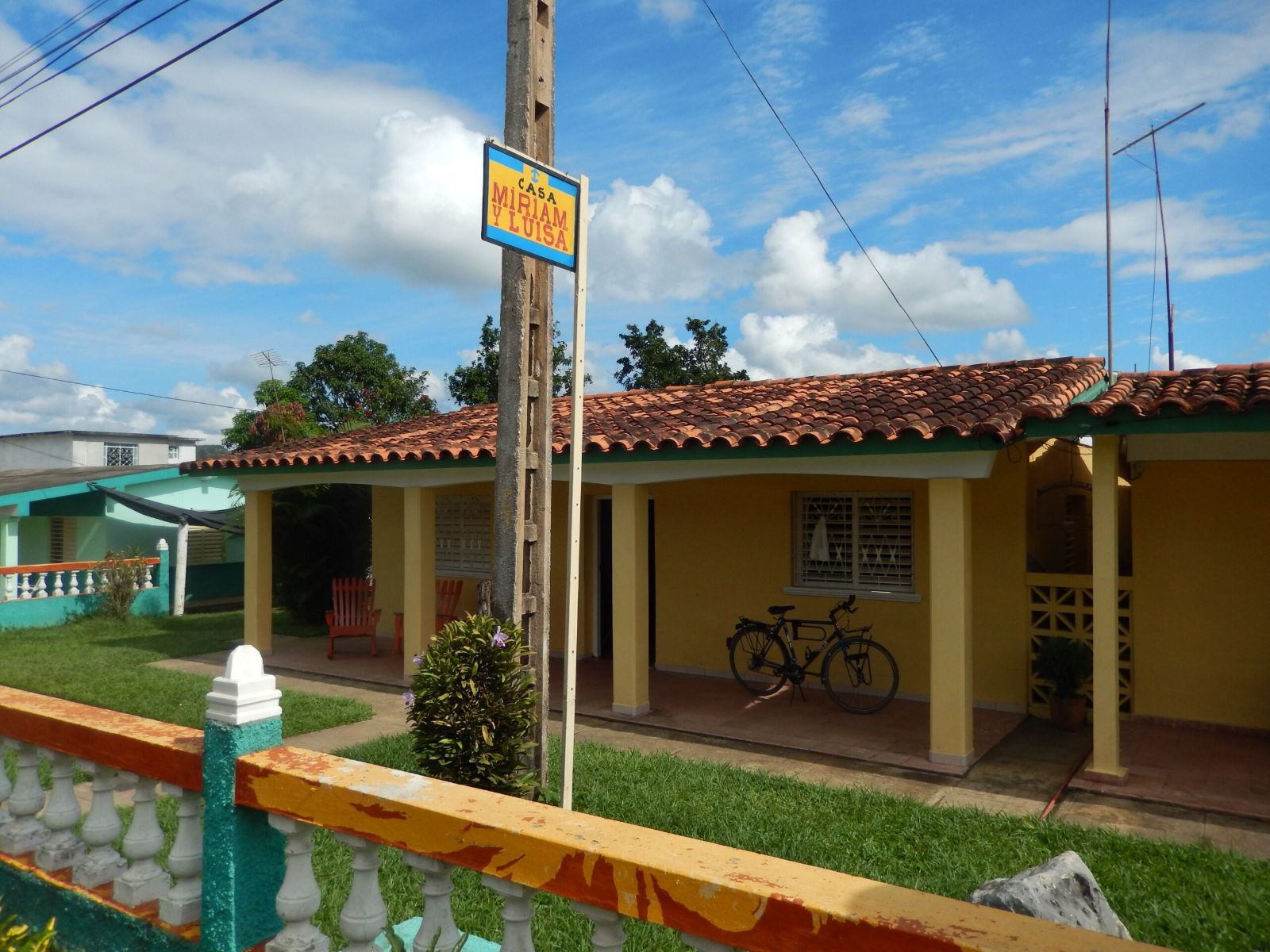 Rondreis Cuba, Casas Particulares, vooraanzicht casa