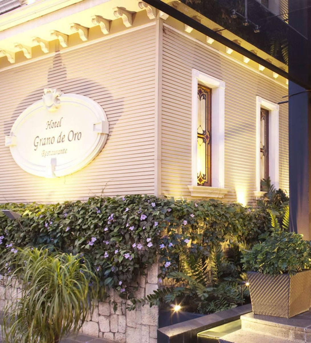 Rondreis Costa Rica, San José, Grano de Oro, buitenaanzicht hotel Rondreis Costa Rica, San José, Grano de Oro, buitenaanzicht hotel