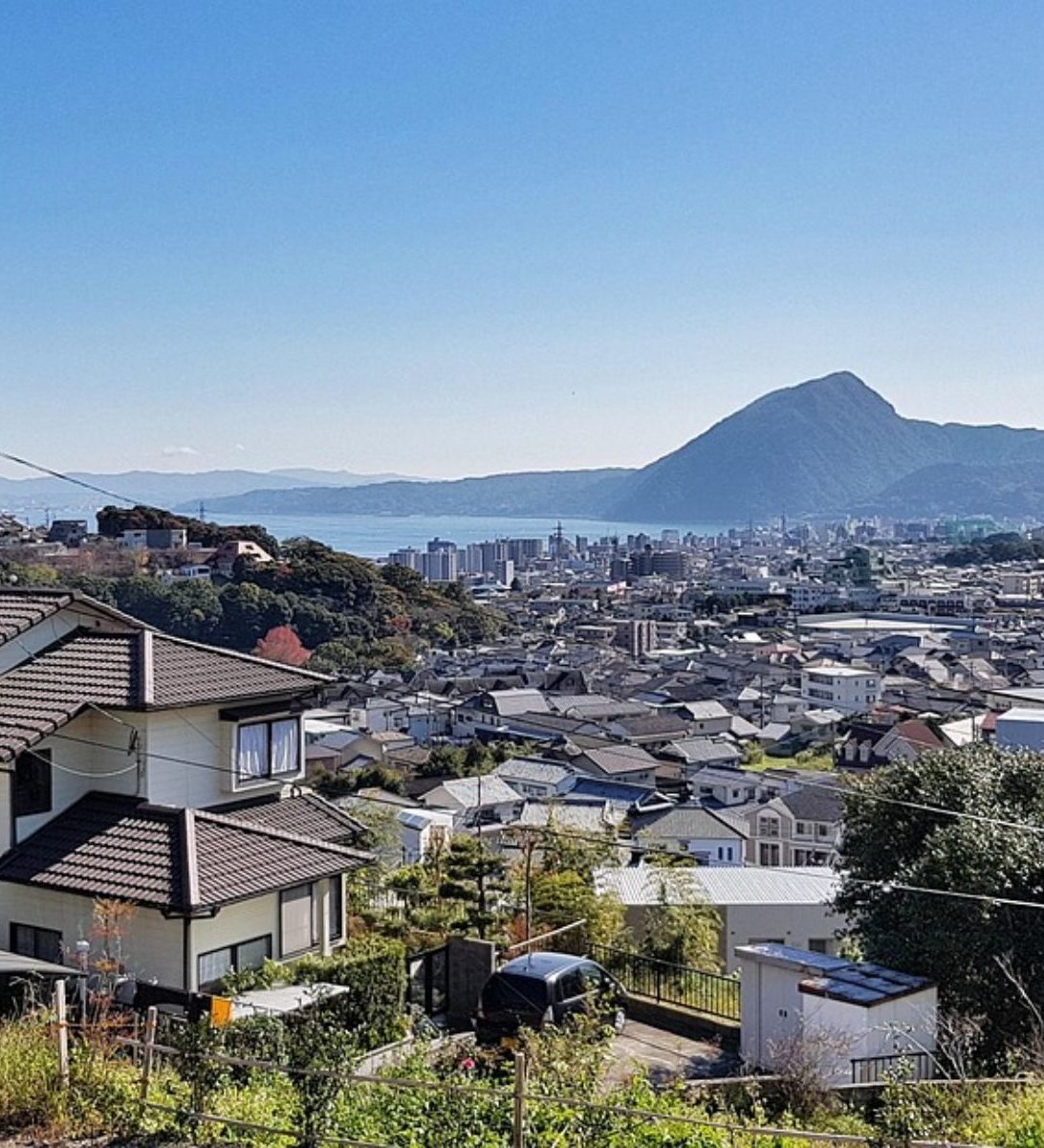 Rondreis Japan, Beppu, overzicht stad