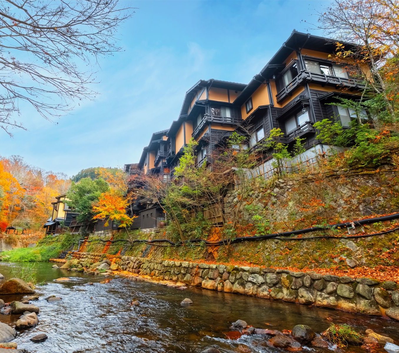 Rondreis Japan, Kurokawa Onsen, herfstkleuren
