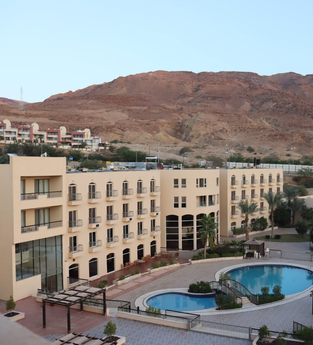 Rondreis Jordanië, Dead Sea, Dead Sea Spa Resort - buitenaanzicht hotel