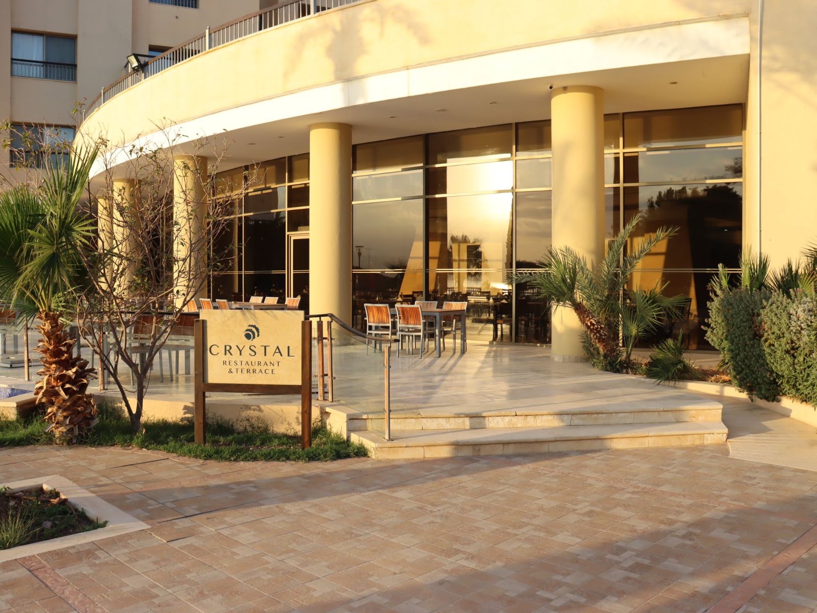Rondreis Jordanië, Dead Sea, Dead Sea Spa Resort - vooraanzicht restaurant