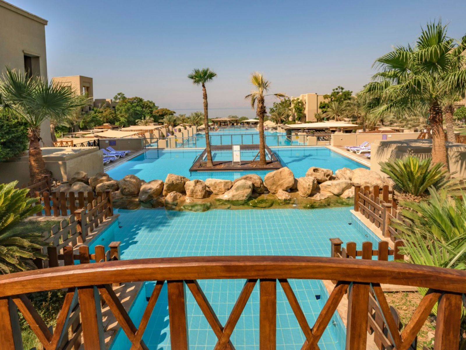 Rondreis Jordanië, Dead Sea, Holiday Inn Resort Dead Sea, zwembad