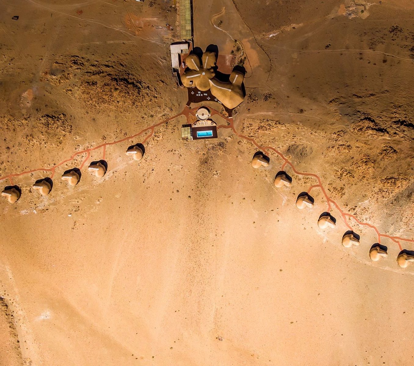 Rondreis Namibië, Sossusvlei, Desert Hills, bovenaanzicht