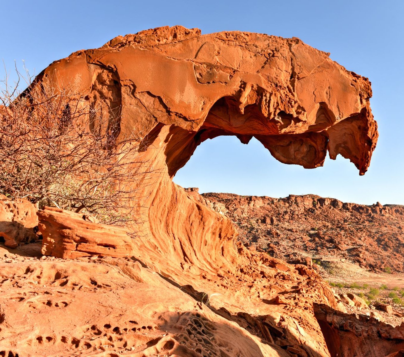 Rondreis Namibië, Twyfelfontein, Lions Mouth