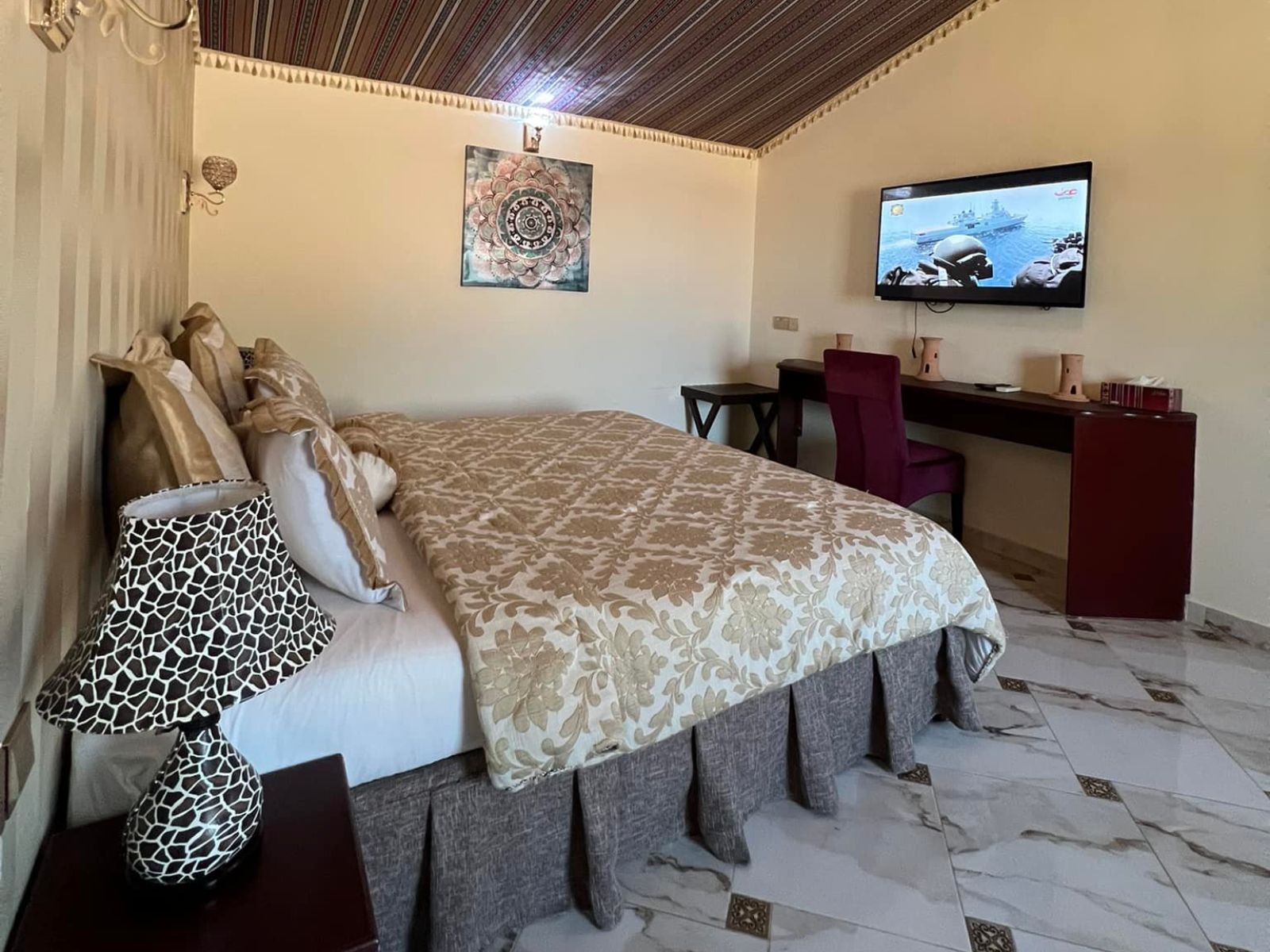 Rondreis Oman, Ras Al Hadd, Turtle Beach Resort, tweepersoonskamer