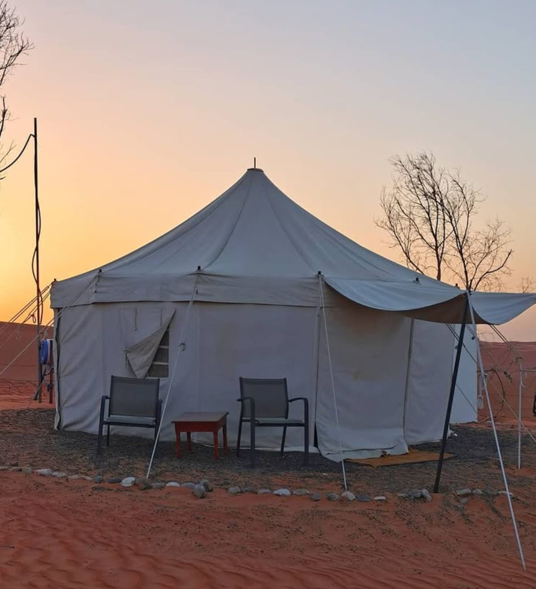 Rondreis Oman, Wahiba Sands, Al Sarmadi Desert Camp, tent