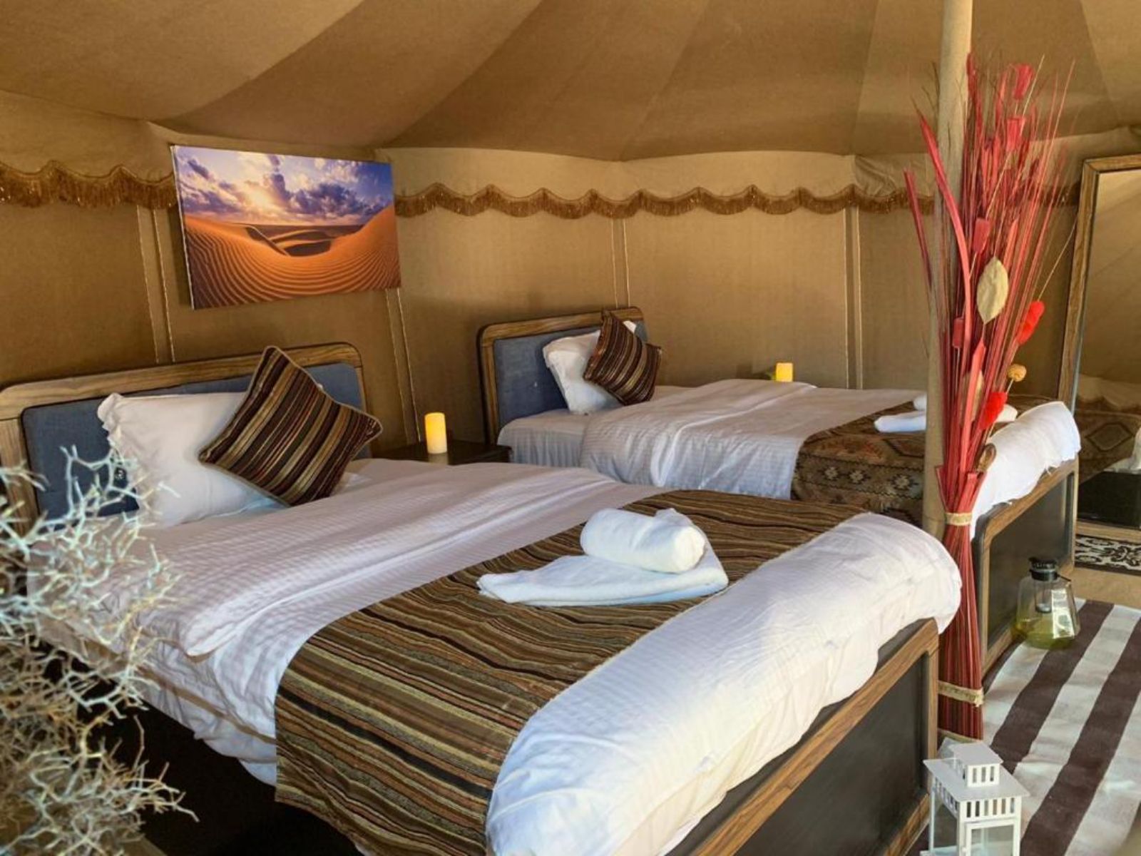 Rondreis Oman, Wahiba Sands, Al Sarmadi Desert Camp, twinroom