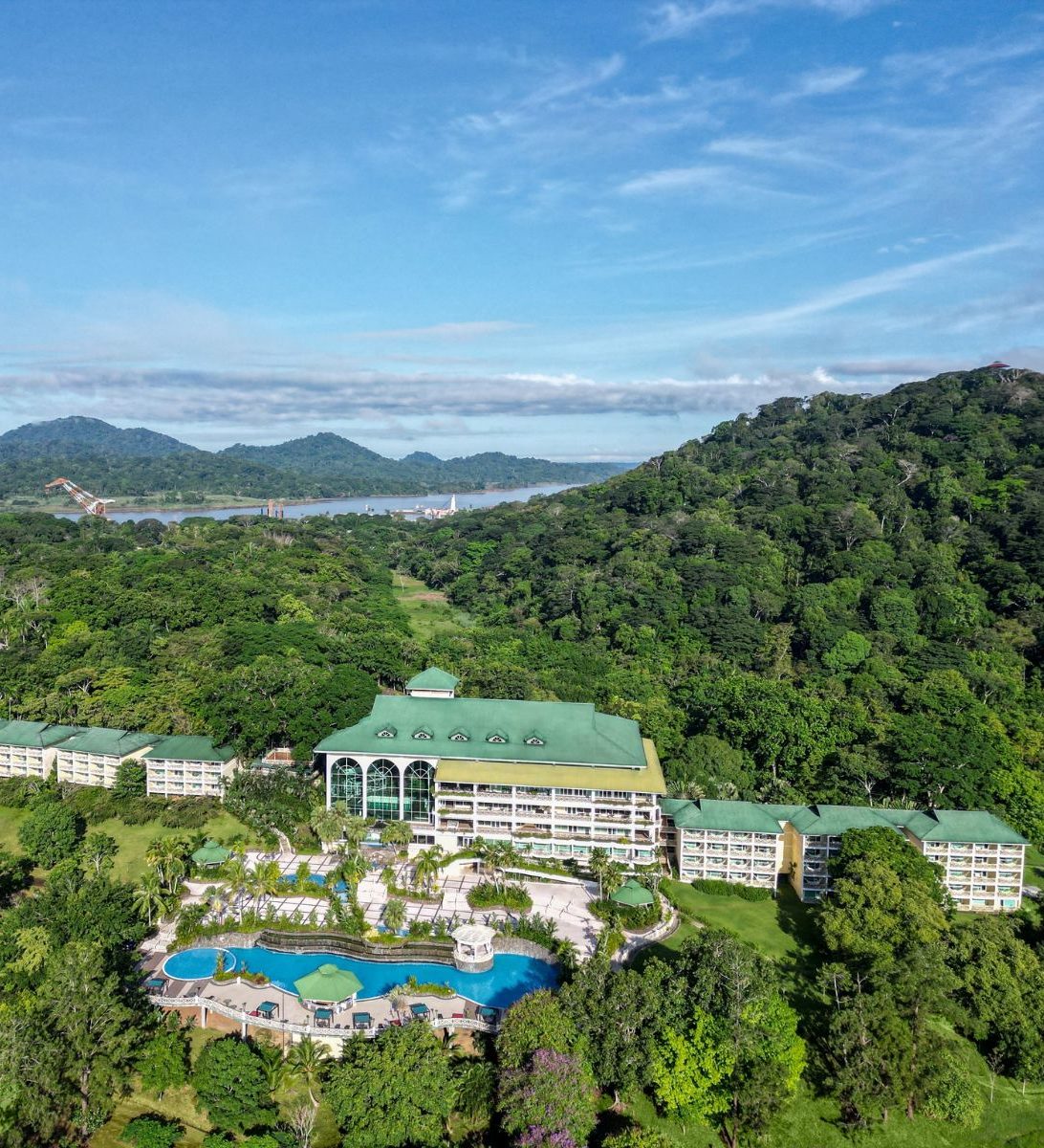 Rondreis Panama, Nationaal park Soberanía (Gamboa), Gamboa Rainforest Resort, bovenaanzicht resort