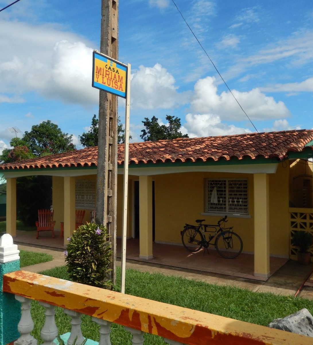 Rondreis Cuba, Casa Particulares, vooraanzicht casa Rondreis Cuba, Casa Particulares, vooraanzicht casa