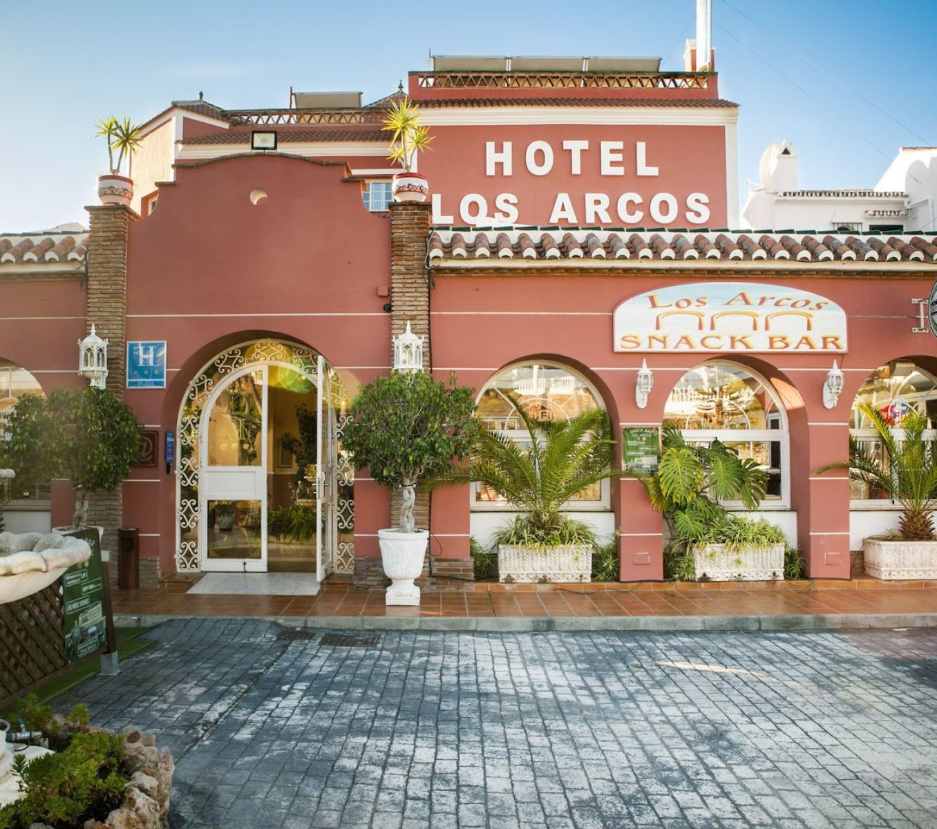 Rondreis Nicaragua, Esteli, Hotel Los Arcos, vooraanzicht