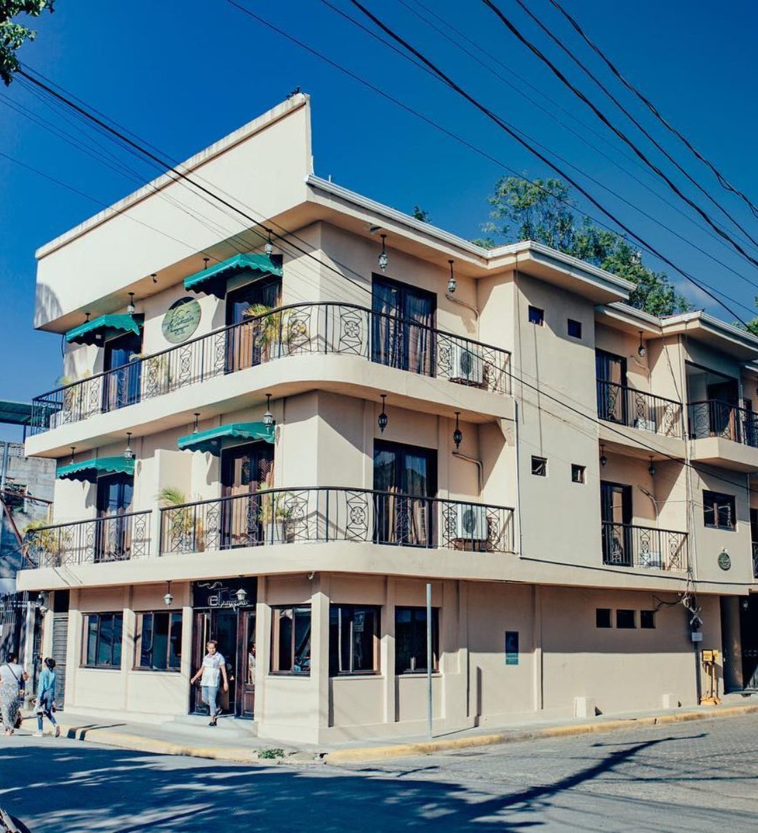 Rondreis Nicaragua, San Juan del Sur, Hotel La Estación SJDS, buitenaanzicht