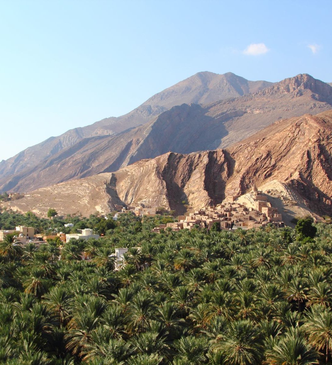 Rondreis Oman, Birkat Al Mouz, overzicht dorp