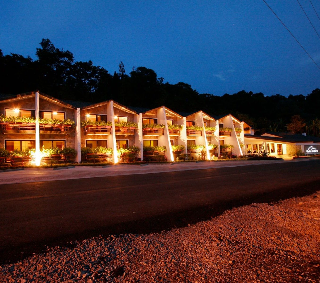 Rondreis Panama, Boquete, Hotel Ladera, buitenaanzicht hotel