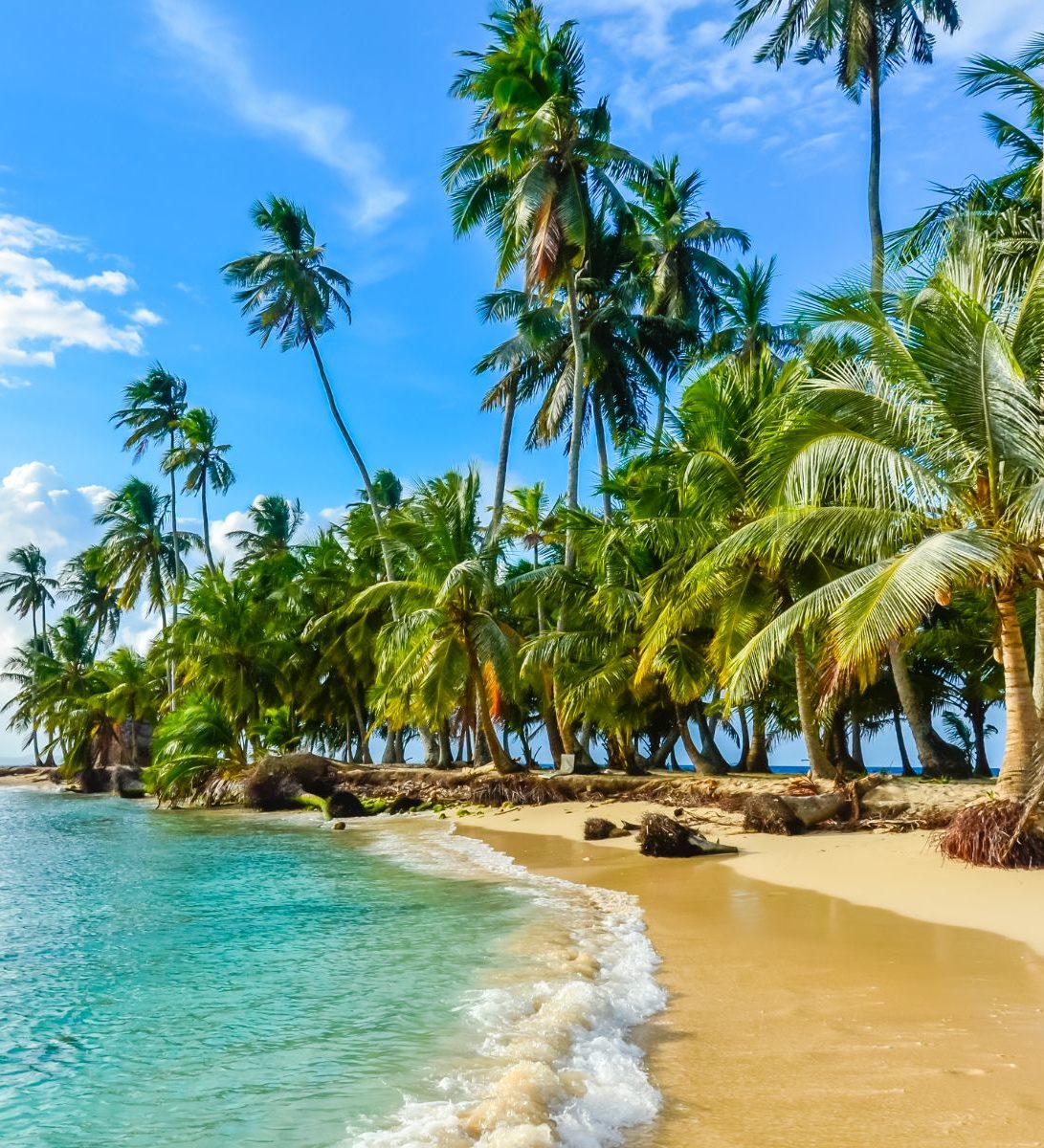Rondreis Panama, San Blas, strand