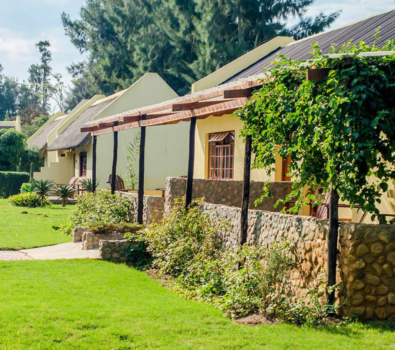 Rondreis Zuid-Afrika, Addo, Rosedale Organic Farm, buitenaanzicht