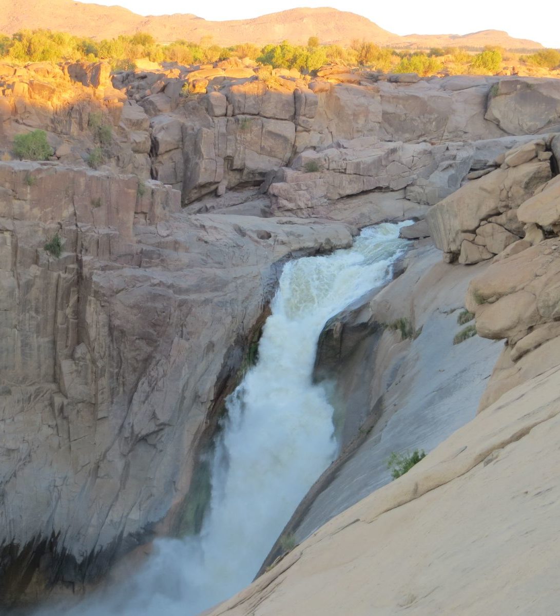 Rondreis Zuid-Afrika, Augrabies Falls NP, Waterval