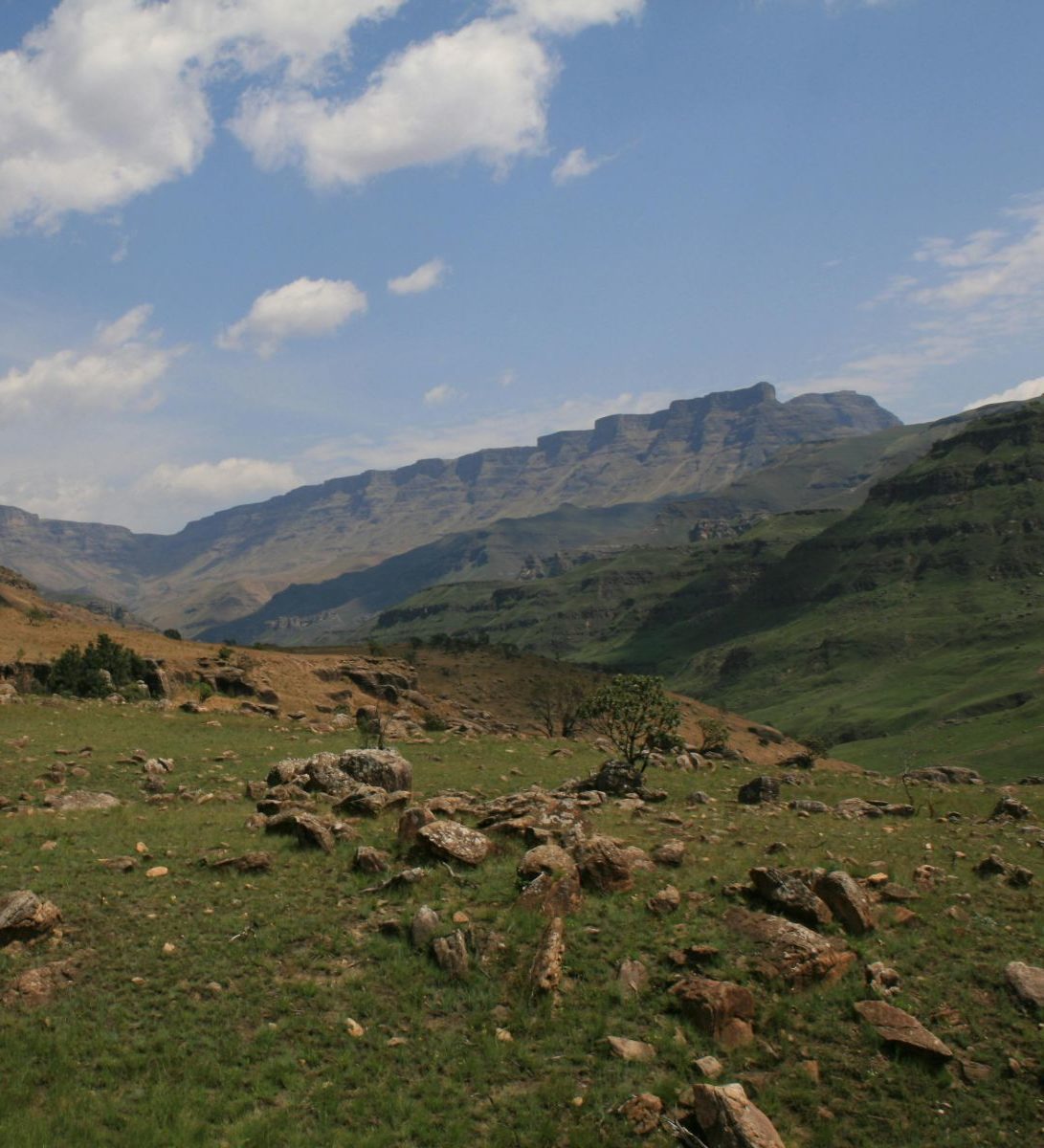 Rondreis Zuid-Afrika, Drakensbergen, stenen en gebergte Rondreis Zuid-Afrika, Drakensbergen, stenen en gebergte