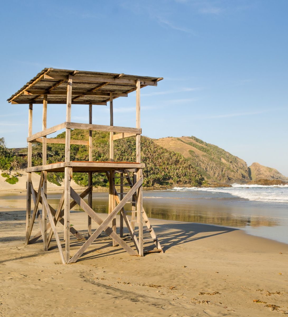 Rondreis Zuid-Afrika, Port St. Johns, strandhuisje aan de Wild Coast