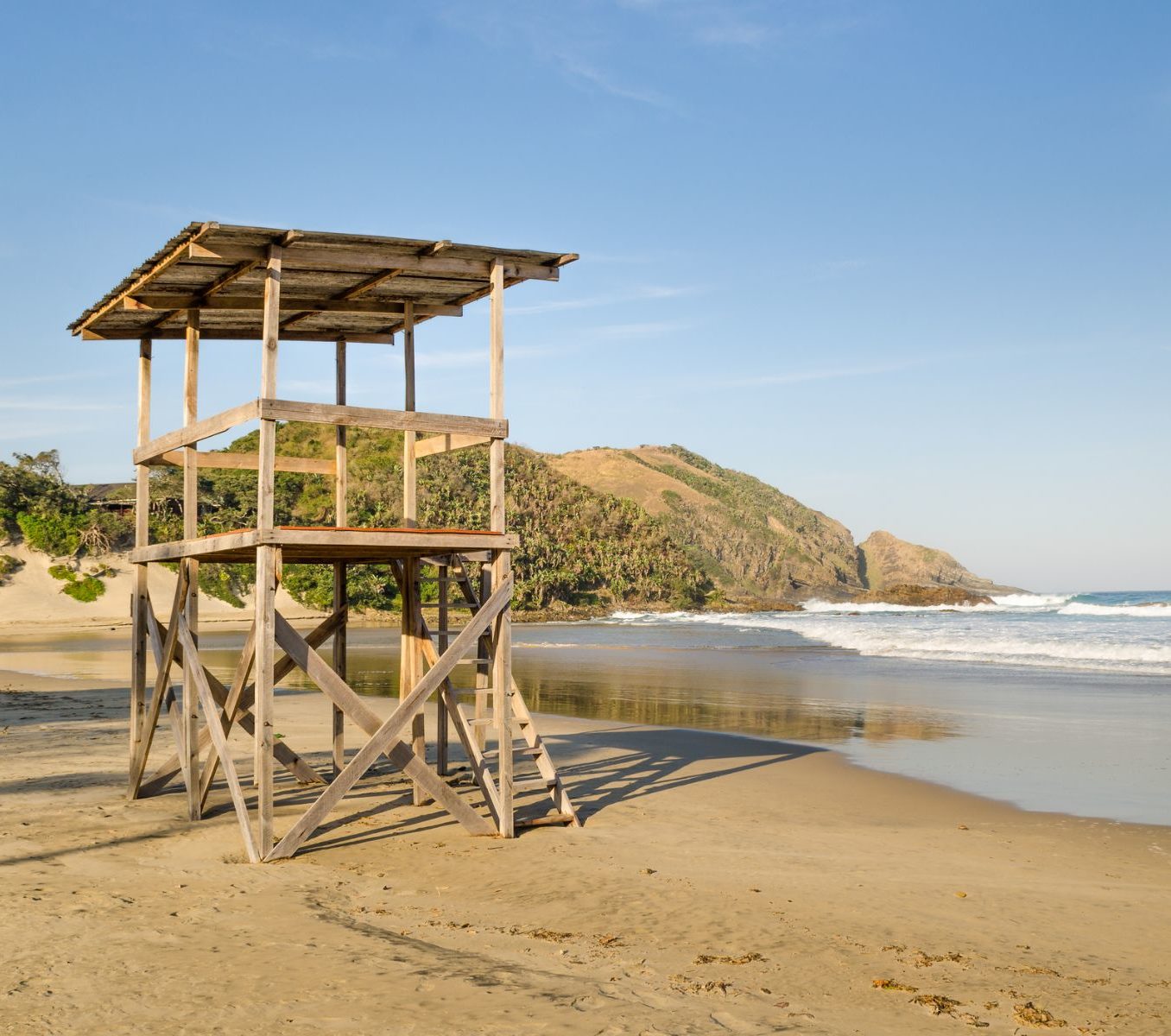 Rondreis Zuid-Afrika, Port St. Johns, strandhuisje aan de Wild Coast