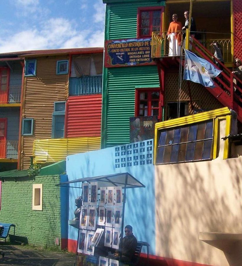 rondreis-argentinie-buenos-aires de wijk La Boca Rondreis Argentinië, Buenos Aires, kleurige huizen in de wijk La Boca